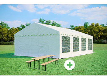 Partysátor 5x8 m STANDARD SZETT – sátor + sörsütő szettek