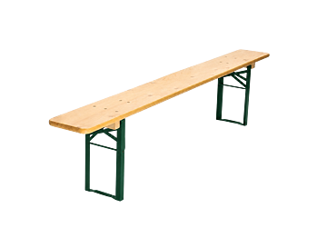 Pivní lavice Premium 200x25cm – masiv borovice