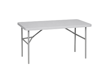 Kerti asztal összecsukható HDPE 150cm, szürke