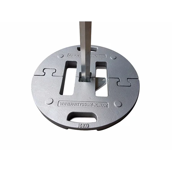 Kulaté litinové závaží Ø 440 mm pro nůžkový stan